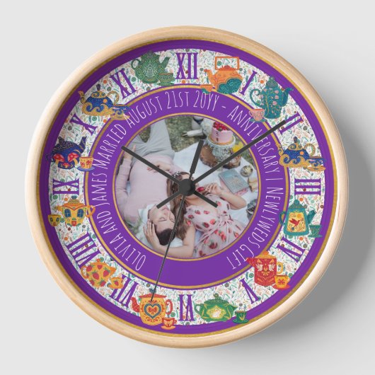 コテージコアファームハウスティーショップキッチンカフェ 壁時計 (正面)