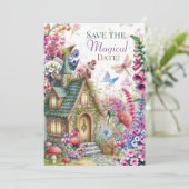 コテージコアフェアリーハウスパーティー 招待状 (スタンド正面)