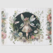 コテージコアフェアリー魔法のガーデンフラワーズデコップページ 薄葉紙 (正面)