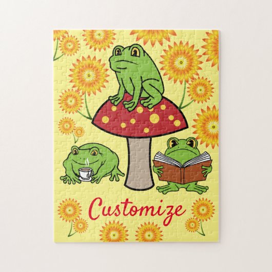 コテージコアフログスサンダー_コーブ ジグソーパズル (縦)