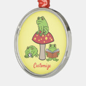 コテージコアフログスサンダー_コーブ メタルオーナメント (左)