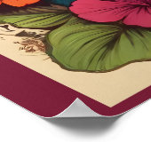 コテージコアフロッグアート – ヴィンテージ ポスター (角)