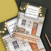 コテージコアフロントポーチウィズプラントス ノートブック