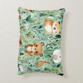 コテージコアフローラカントリーサイドグリーンデコル アクセントクッション (裏面(縦))