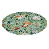 コテージコアフローラカントリーサイドグリーンデコル カッティングボード (角)