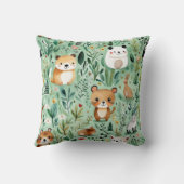 コテージコアフローラカントリーサイドグリーンデコル クッション (裏面)