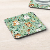 コテージコアフローラカントリーサイドグリーンデコル コースター (左側)