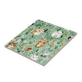 コテージコアフローラカントリーサイドグリーンデコル タイル (側面)