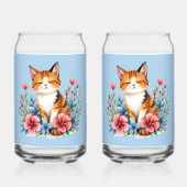 コテージコアフローラキャットセレネフェネボタニカル ガラス缶 (正面)