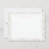 コテージコアフローラベビー子供部屋文房具カード 招待状 (正面)