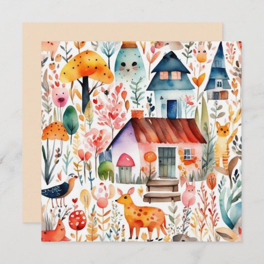 コテージコアフローラ田舎の動物の家 (正面/裏面)