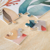 コテージコアフローラ田舎の動物の家 ジグソーパズル (側面)