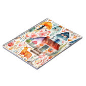 コテージコアフローラ田舎の動物の家 ノートブック (左側)