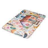 コテージコアフローラ田舎の動物の家 バスマット (アングル)