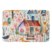 コテージコアフローラ田舎の動物の家 バスマット (正面)