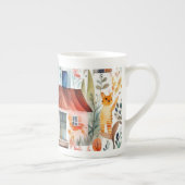 コテージコアフローラ田舎の動物の家 ボーンチャイナマグカップ (右)