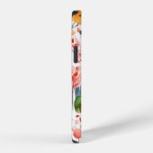 コテージコアフローラ田舎の動物の家 iPhoneケース (右側面)