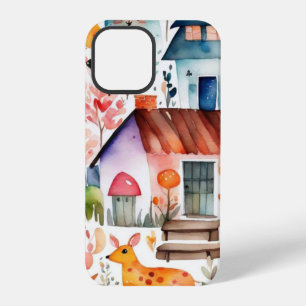 コテージコアフローラ田舎の動物の家 iPhone 12 PROケース