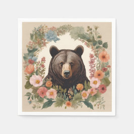 コテージコアベアー スタンダードカクテルナプキン