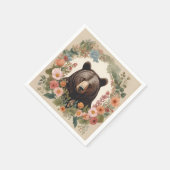 コテージコアベアー スタンダードカクテルナプキン (角)