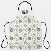 コテージコアベーキングパターン |モノグラムエプロン エプロン (正面)