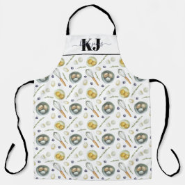 コテージコアベーキングパターン |モノグラムエプロン エプロン