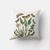 コテージコアボタニカルモス&バタフライクッション クッション (裏面)