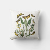 コテージコアボタニカルモス&バタフライクッション クッション (正面)