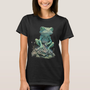 コテージコアポワゼンフロッグマッシュルームハロウィーンニューゴシック Tシャツ