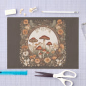 コテージコアマッシュルームデクページ 薄葉紙 (クラフト)