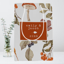 コテージコアマッシュルームボタニカルウッドクリスマス