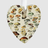 コテージコアマッシュルームヴィンテージ自然主義者 オーナメント (正面)