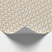 コテージコアマッシュルーム美学装飾用クッション ラッピングペーパー (角)