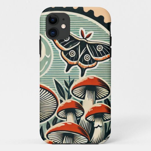 コテージコアマッシュルーム Case-Mate iPhoneケース (裏面)