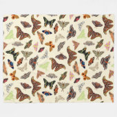 コテージコアモス フリースブランケット (正面(横))