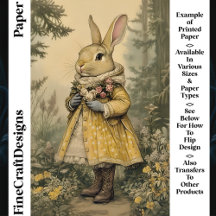 コテージコアラビットフラワーズCK5スクラップ紙