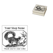 コテージコアリステンプレートスモールビジネス ラバースタンプ (押印)