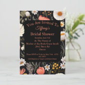 コテージコアワイルドフラワーブライダルシャワー 招待状 (スタンド正面)