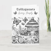 コテージコアヴィラアンドバタフライ | カラーミー カード (正面)