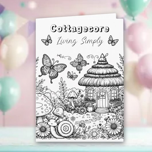 コテージコアヴィラアンドバタフライ | カラーミー カード