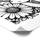 コテージコアヴィラアンドバタフライ | カラーミー ポスター (角)