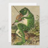 コテージコアヴィンテージバレンタインズカエル シーズンカード (正面/裏面)