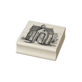 コテージコアヴィンテージビクトリアンハウス ラバースタンプ