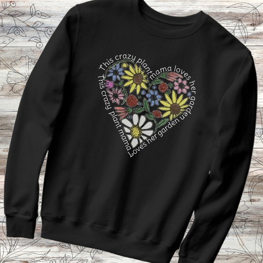 コテージコアヴィンテージフローラハートプラントママ スウェットシャツ