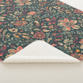 コテージコアヴィンテージフローラ シェルパブランケット (3/4)