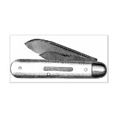 コテージコアヴィンテージポケットナイフゴムスタンプ ラバースタンプ (インプリント)