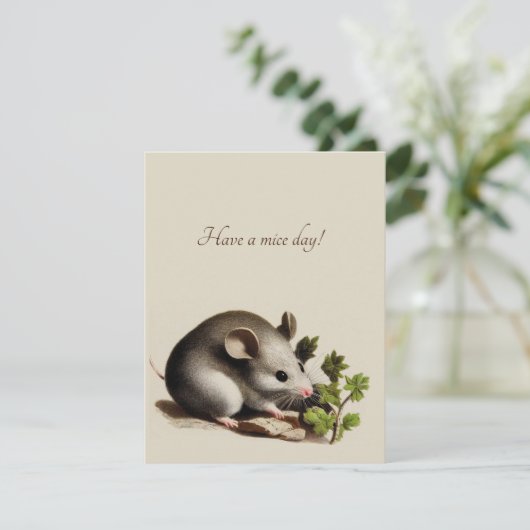 コテージコアヴィンテージマウスバレンタインズカード シーズンカード (スタンド正面)