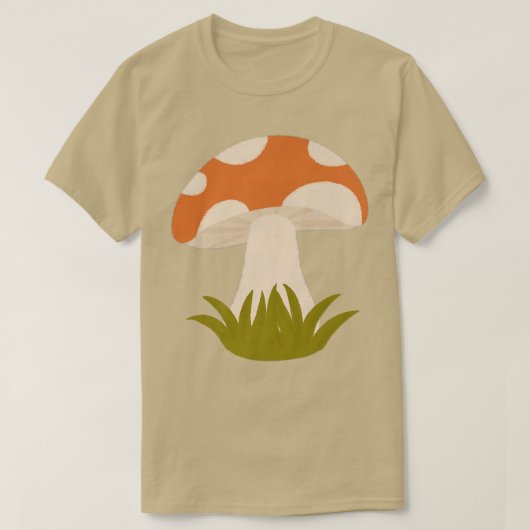 コテージコア妖精のグランジキノコのメンズの女性の卵 Tシャツ (デザイン正面)