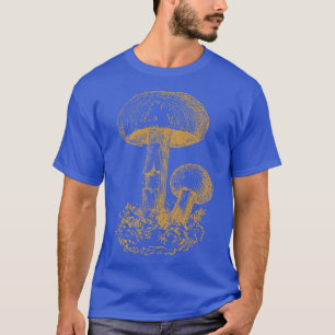 コテージコア妖精グランジマッシュルームmens womens gra tシャツ