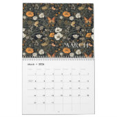 コテージコア月次カレンダー カレンダー (3月 2026)